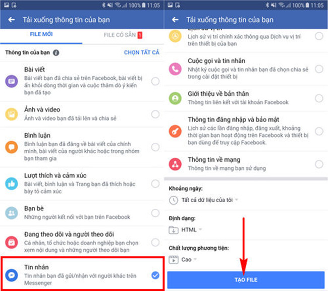 Hướng dẫn khôi phục tin nhắn Facebook đã xóa trên Android - 3